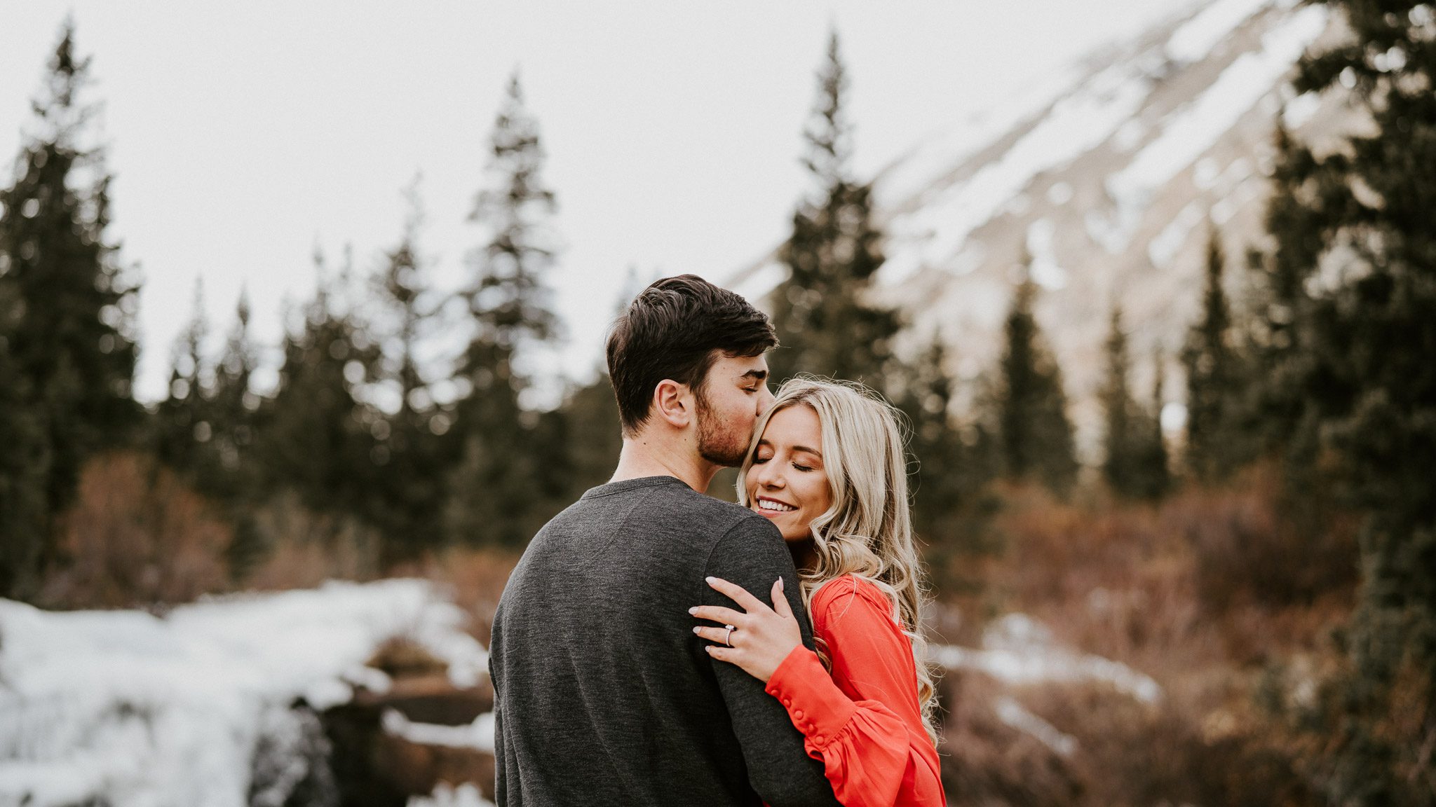 blue lakes engagement session