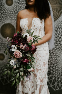 faux flower wedding bouquet