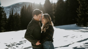 mountain pass engagement session