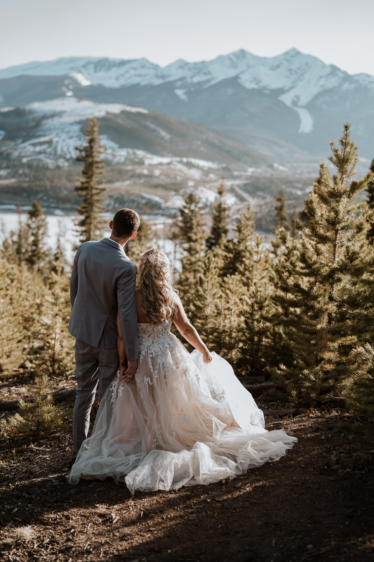 A Colorado elopement at Sapphire Point in Breckenridge, captured by Basecamp Visual.