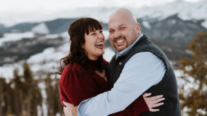 Winter Engagement at Sapphire Point