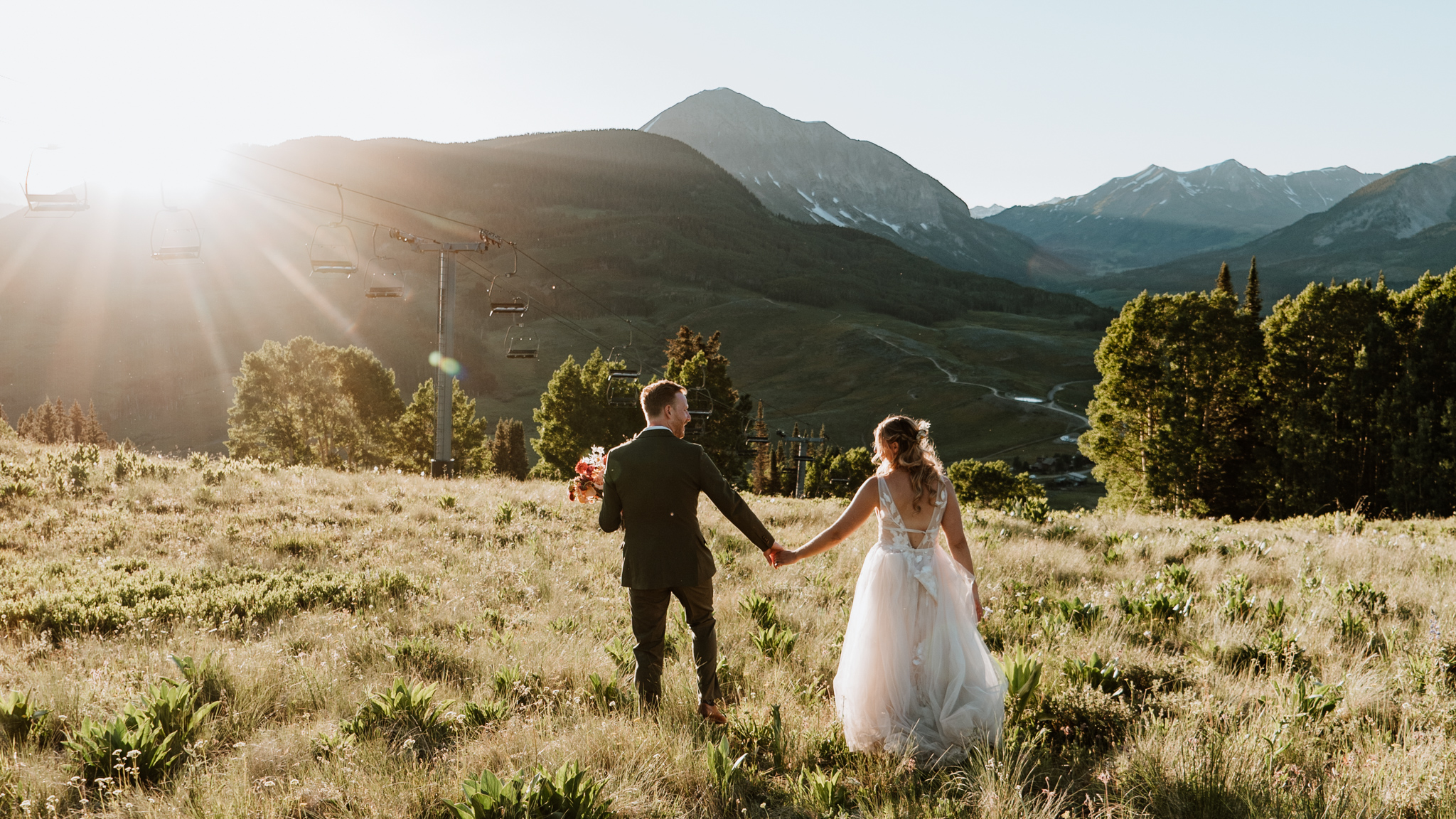 wildflower wedding in Crested Butte, Colorado by Basecamp Visual