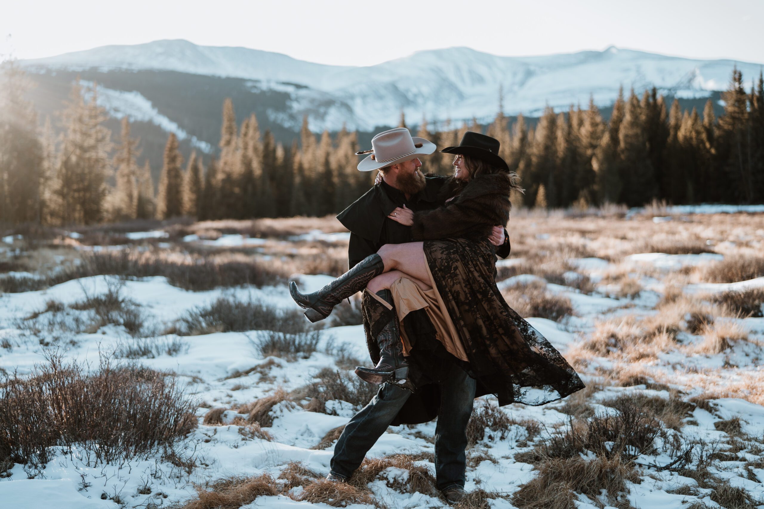 Western Themed Fairplay Engagement Session