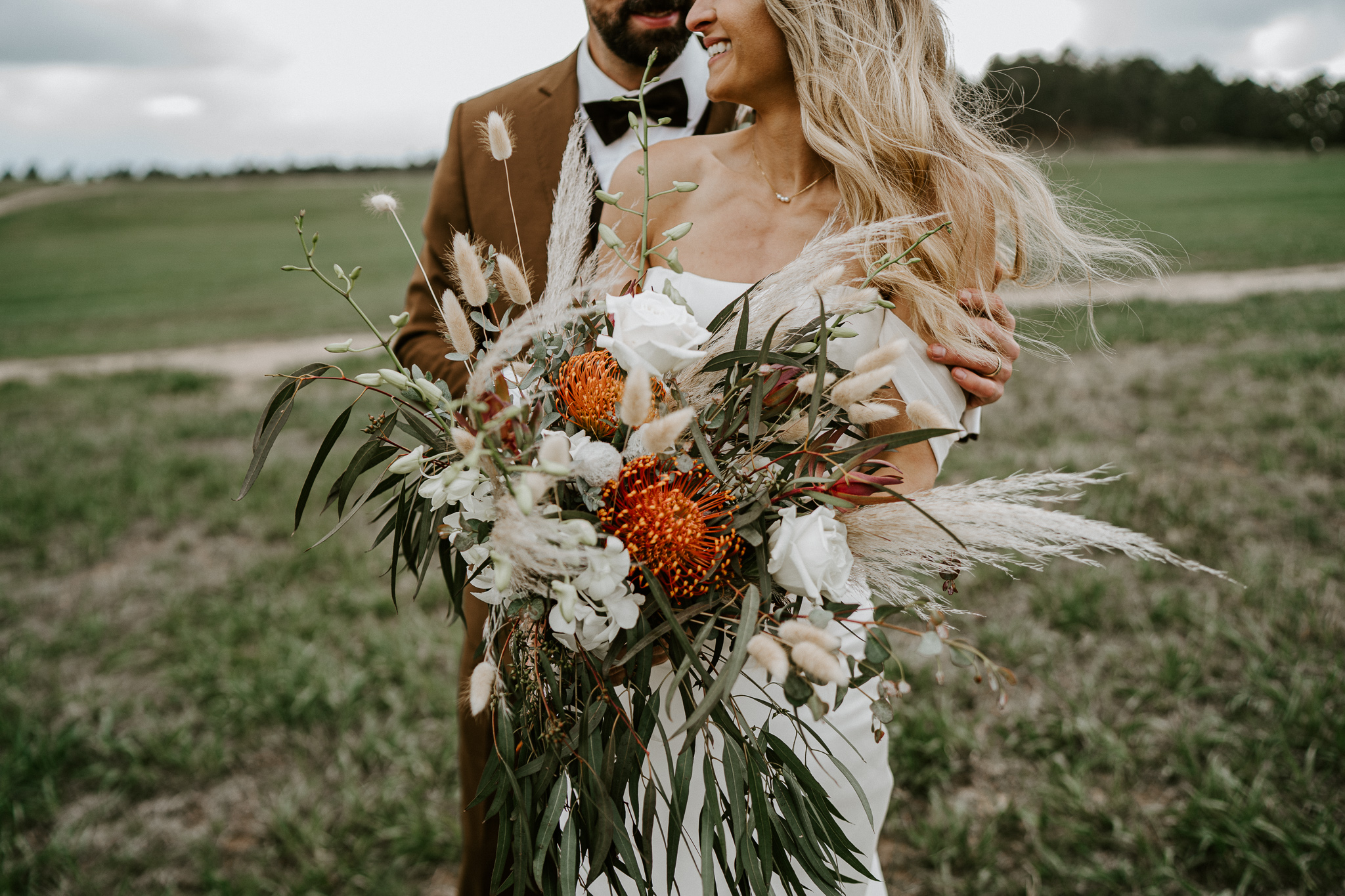 wild wedding bouquet